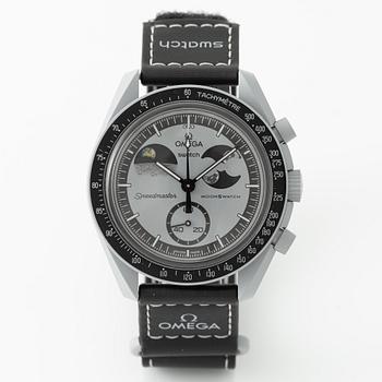 Omega/Swatch, MoonSwatch, "No Reserve", collection of 14 pcs, chronograph, wristwatches, 42 mm.