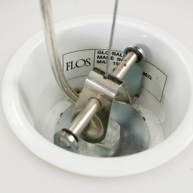 TAKLAMPA, "Glo-Ball", design Jasper Morrison 1999 för Flos, Italien. H 33.