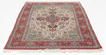 Matta, Isfahan, signerad Iran Shaabanei, ca 243 x 153 cm.