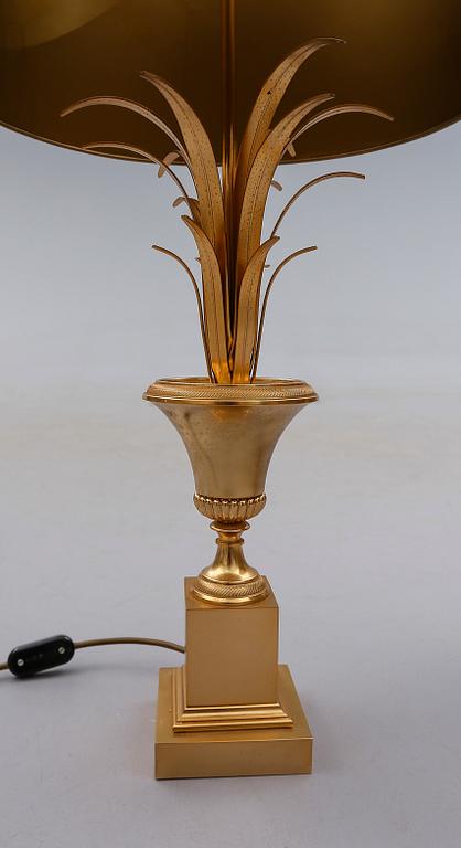 BORDSLAMPOR, 2 st, mässing, 1900-/2000-tal.