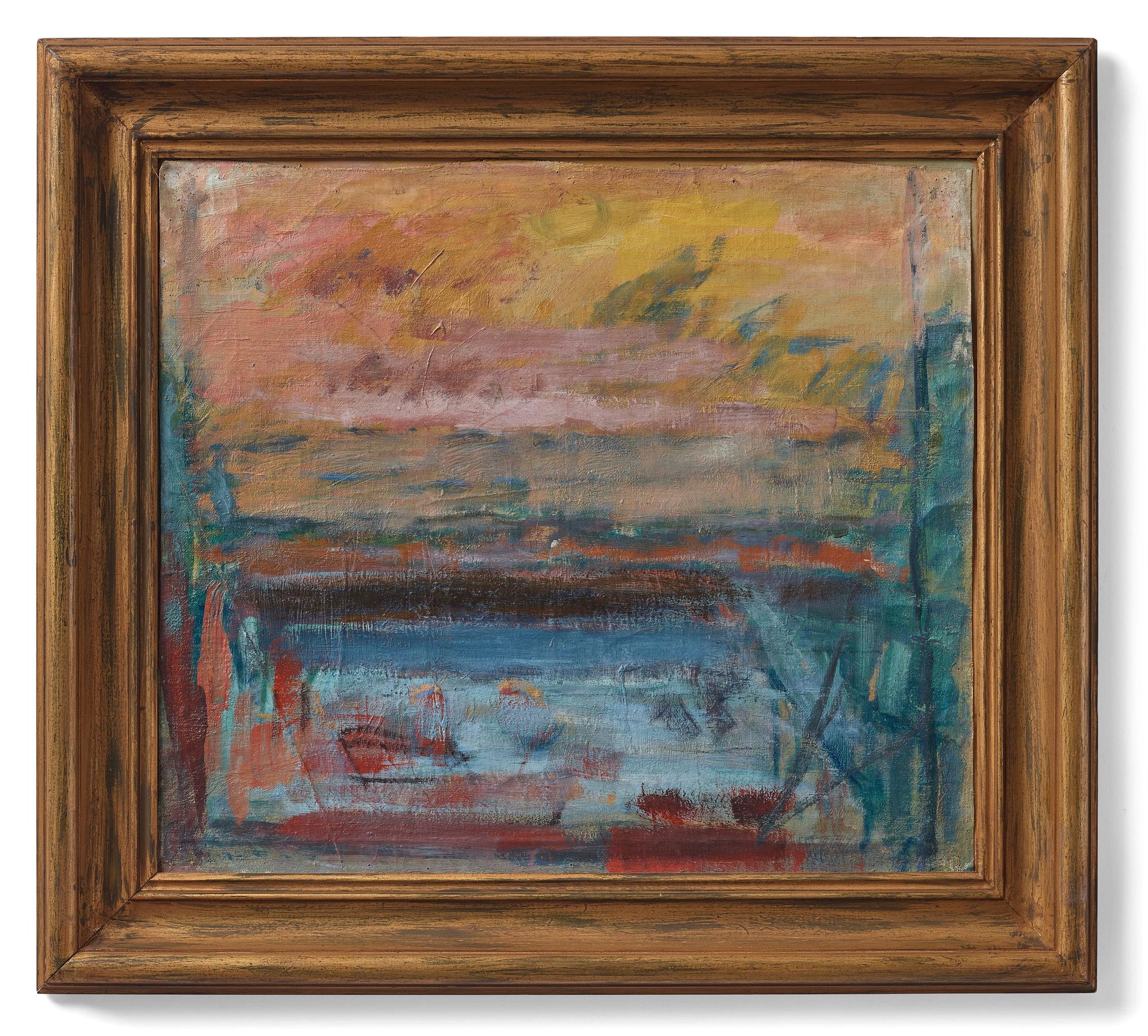 Carl Kylberg, "After sunset" (Efter solnedgången).