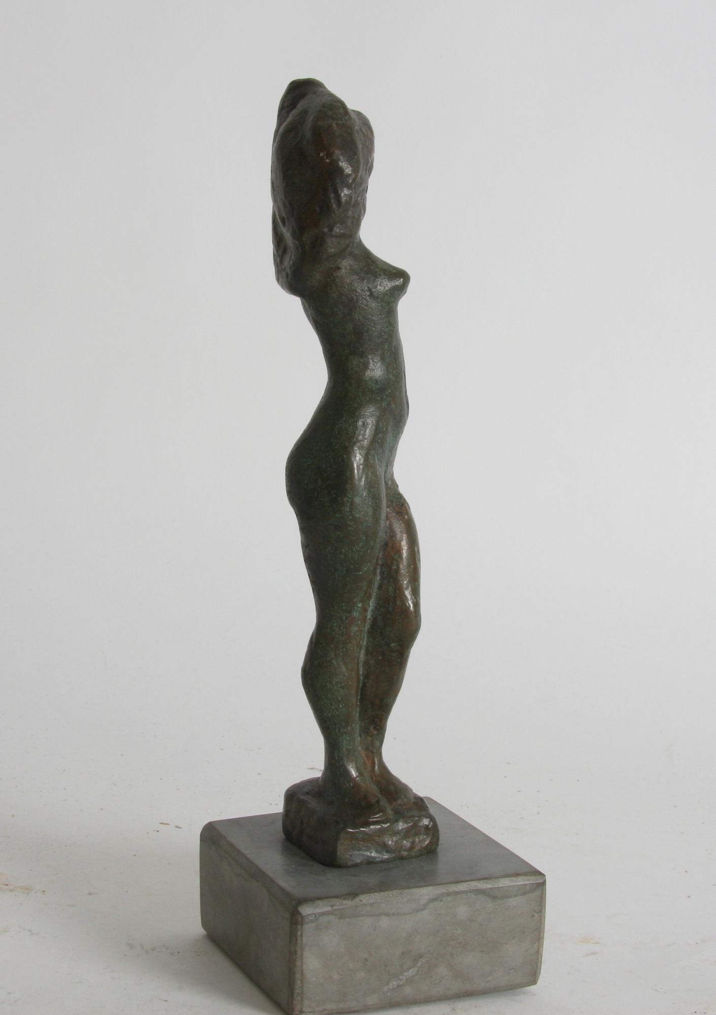 HÖGBOM, HELGE, skulptur, brons, signerad.