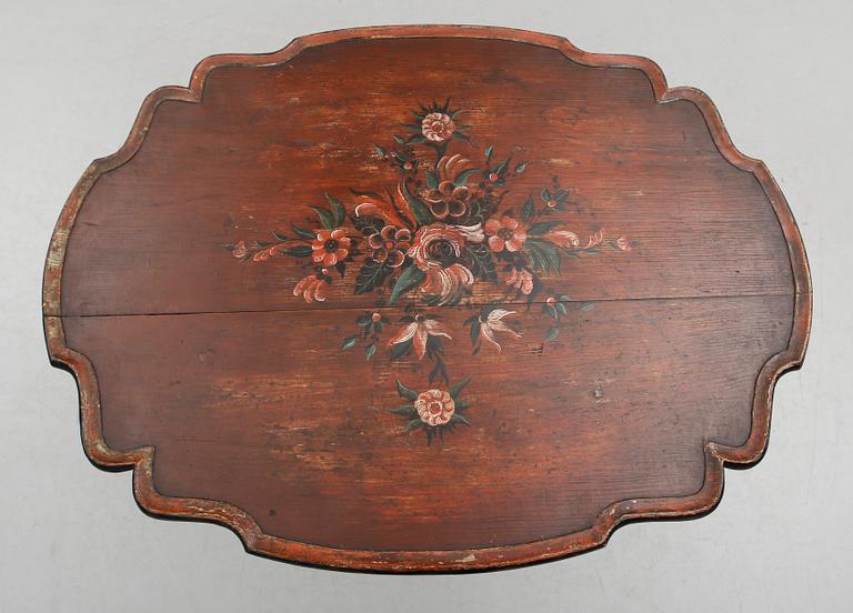 BORD, troligen Hallingdal, Norge, 1800-talets första hälft.