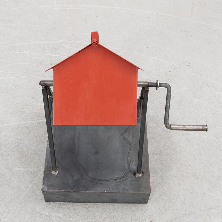 Peter Johansson, Skulptur, "Stuga", 2022.