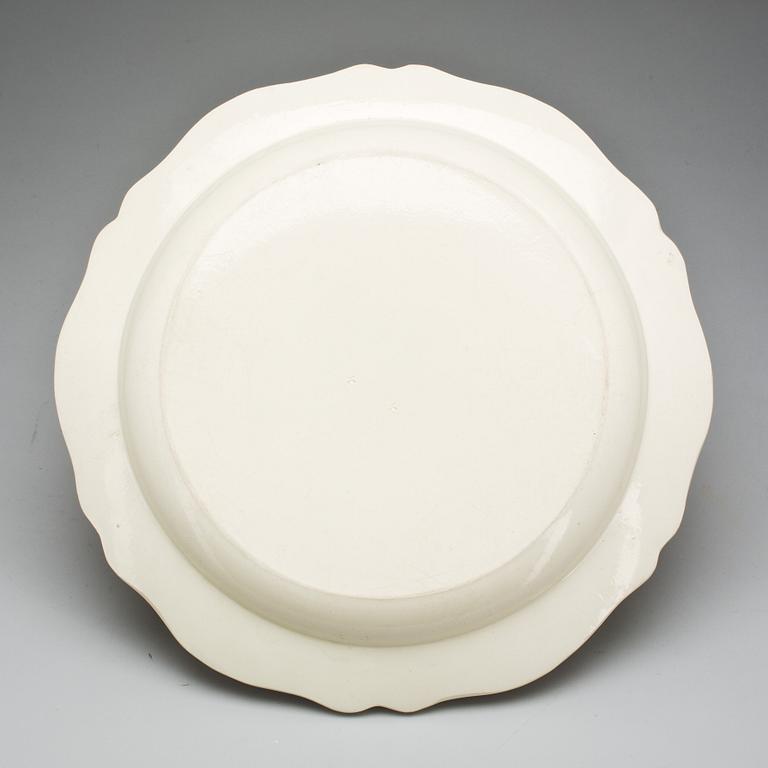 SKÅLFAT, flintgods. Empire, 1800-talets början.