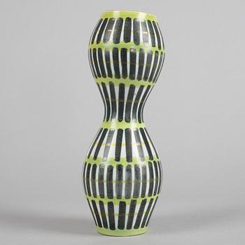 Stig Lindberg, a faience vase, Gustavsbergs studio.