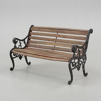 TRÄDGÅRDSSOFFA, gjutjärn, 1900-tal.