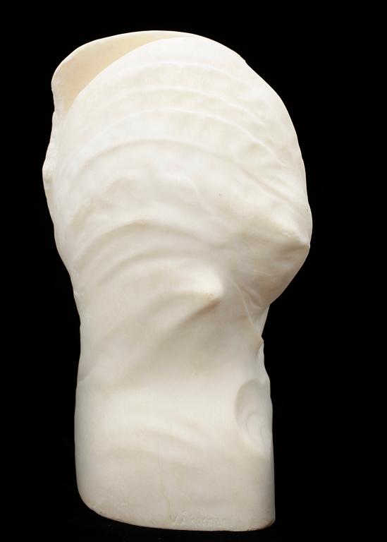 VERNER ÅKERMAN, skulptur, marmor, signerad, "Perlan".