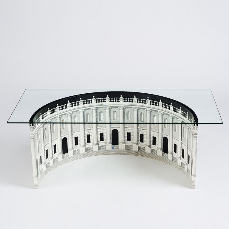 Piero Fornasetti, soffbord, "Architettura", Fornasetti, Milano, Italien 2008.