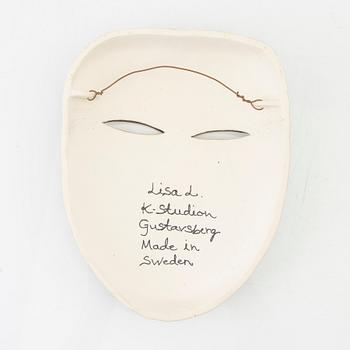 Lisa Larson, mask, Gustavsberg K-studio ceramics.