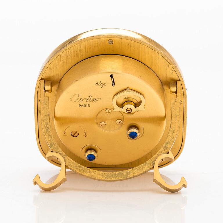Cartier, alarm clock, 78 mm.