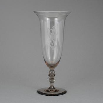 VAS, glas, Edward Hald, Orrefors 1930.