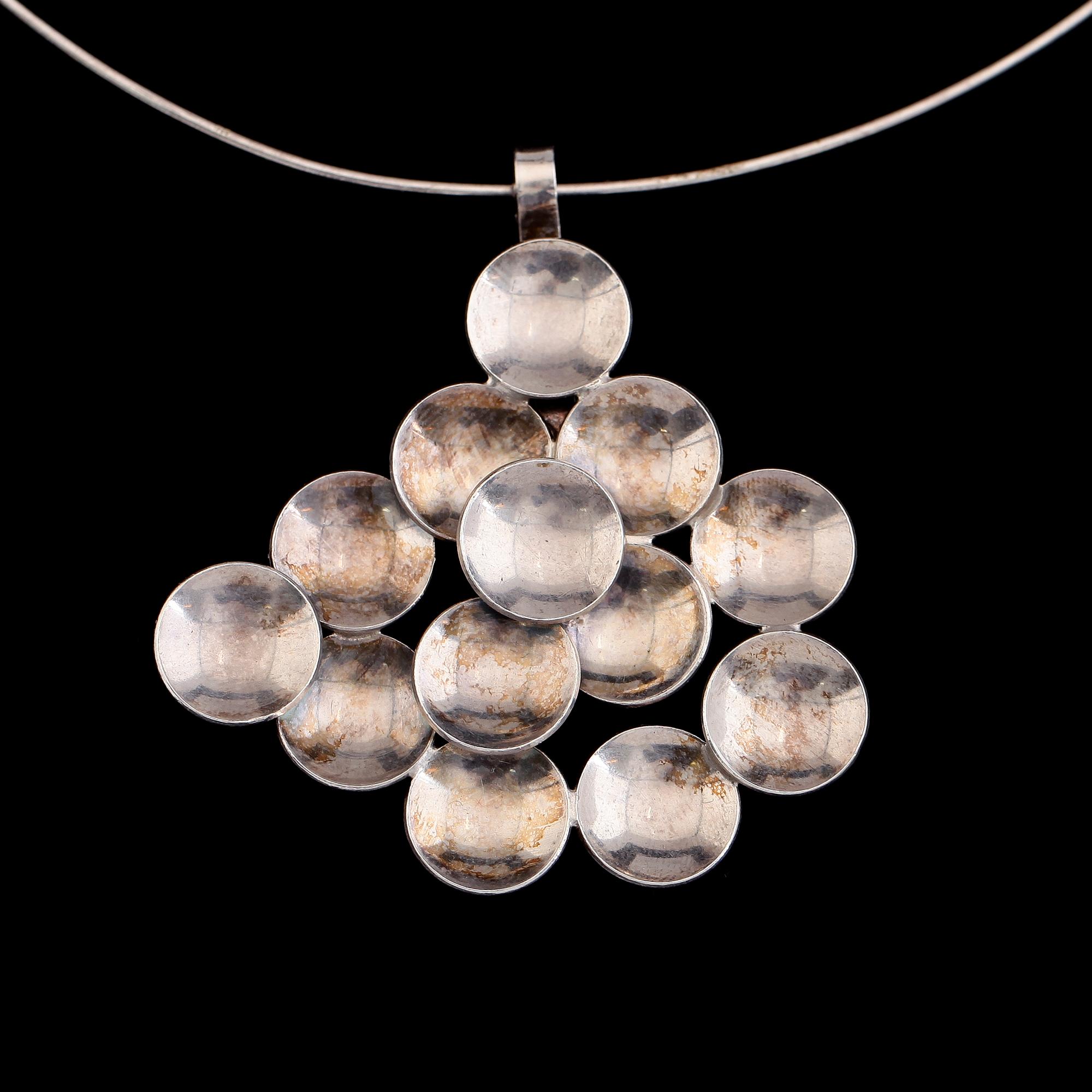 COLLIER, silver, Stigbert, Stockholm 1970. Vikt ca 22 g.
