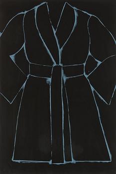 149. Jim Dine, "Black and white bathrobe".