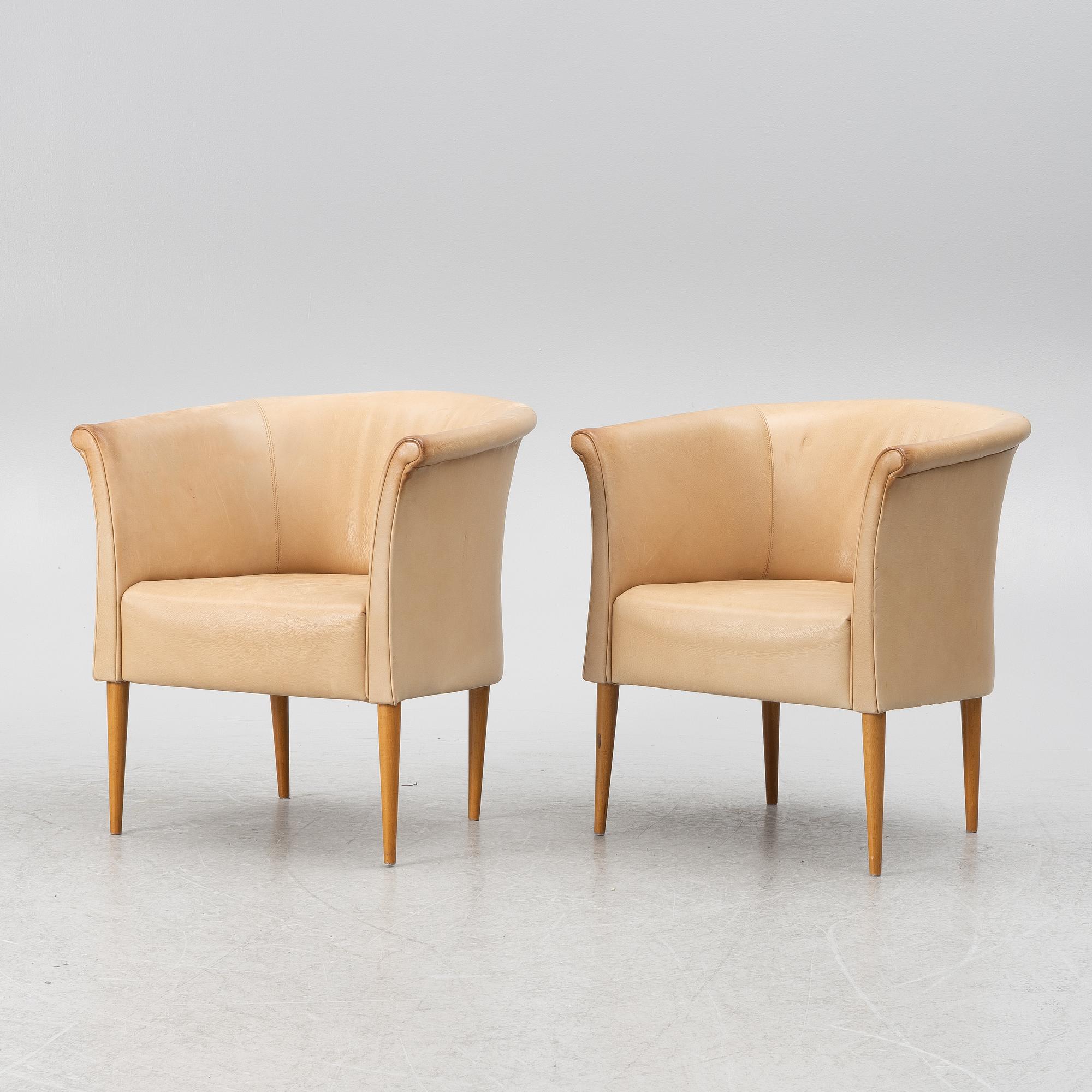 Marie Norell-Möller, armchairs, a pair, "Cicci", Norell Möbel.