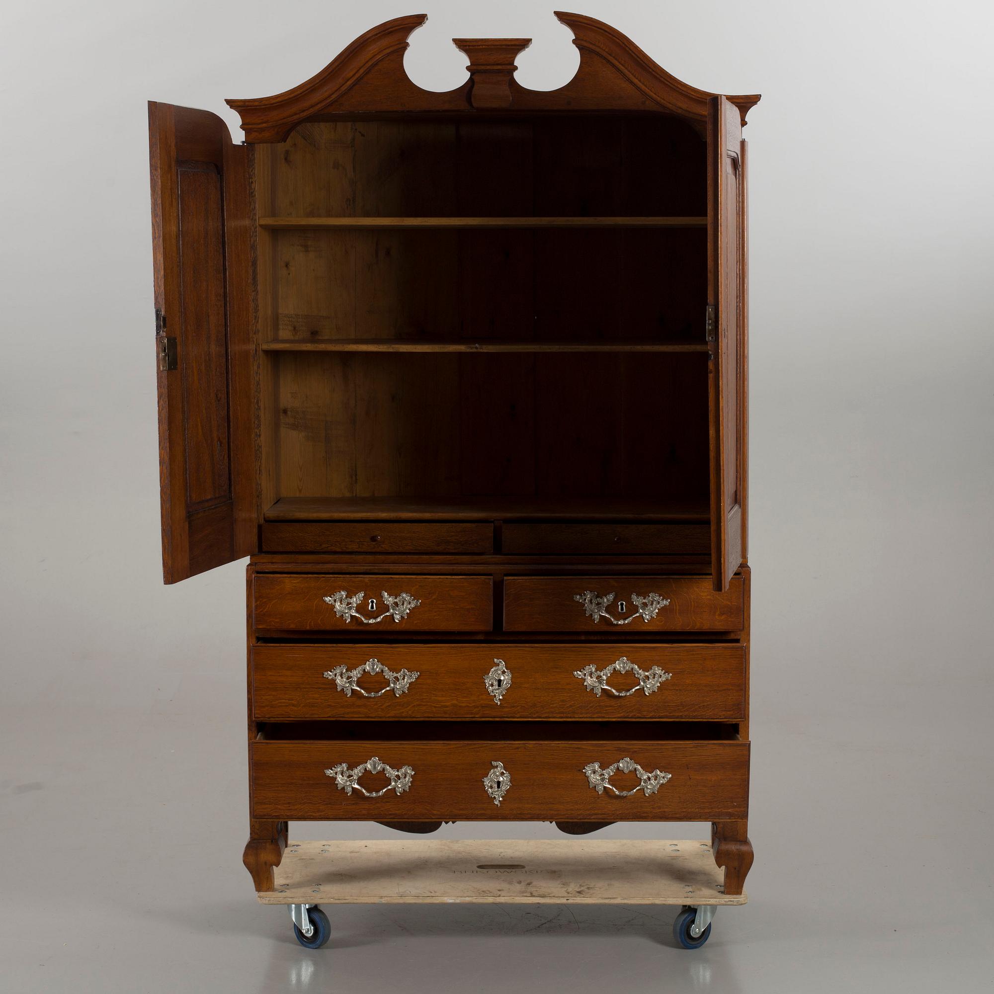 A Swedish mid 1700's cupboard.