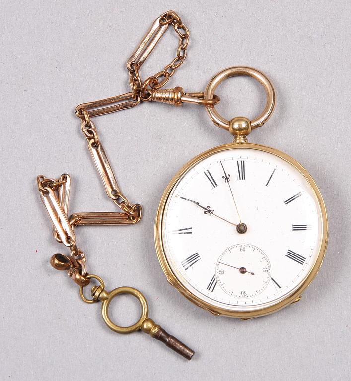 FICKUR, guld, 18 K.
