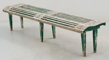 TRÄDGÅRDSBÄNK, 1900-talets första hälft.