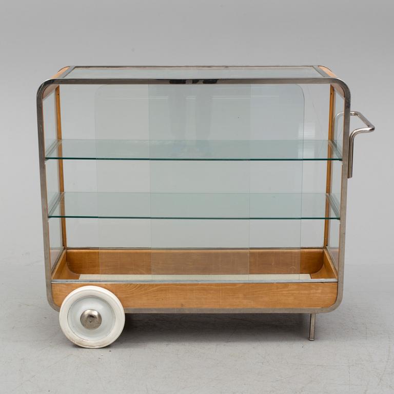 A PASTRY TROLLEY, 1950s.