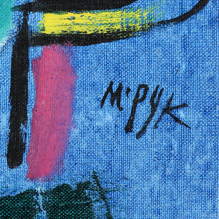 MADELEINE PYK, olja på duk, sign.