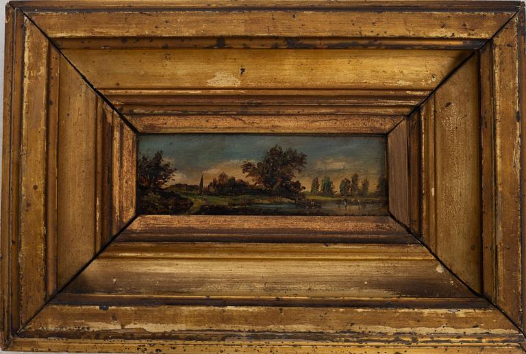 Okänd konstnär, 1800-tal, Landskap/Figurlandskap, 3 st.