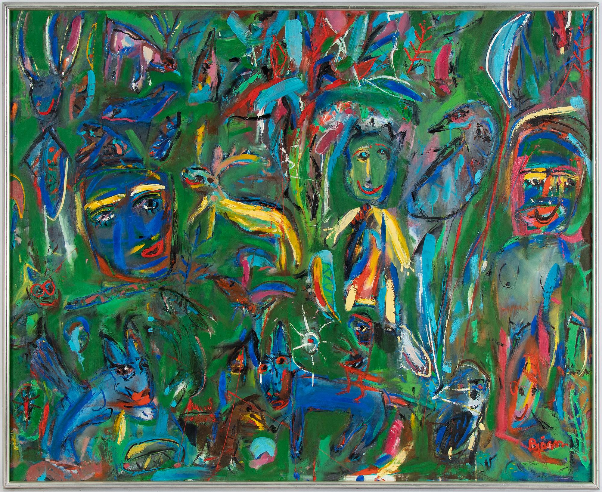 Björn Björnholt, oil on canvas, signed.