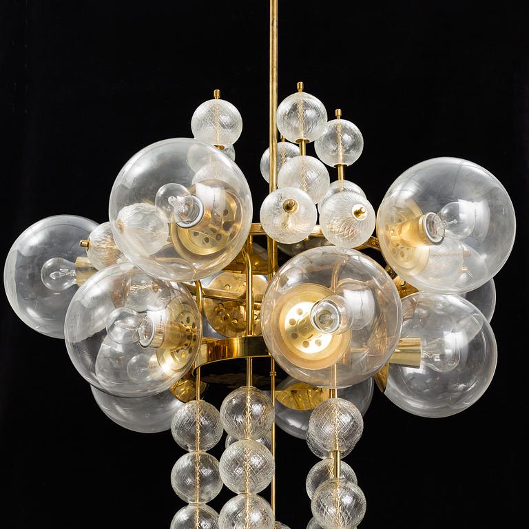 A large ceiling lamp, Italy, second half of 20th Century.