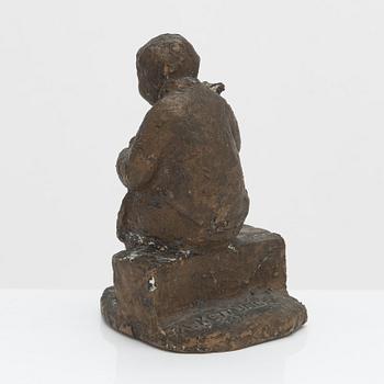 Annikki Kettunen, skulptur, brons, signerad och daterad 1980.