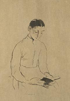 750. Helene Schjerfbeck, "Andakt".