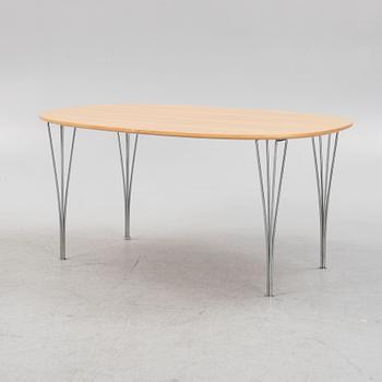 Bruno Mathsson, a 'Superellips' table, Fritz Hansen, Denmark, dated 1985.