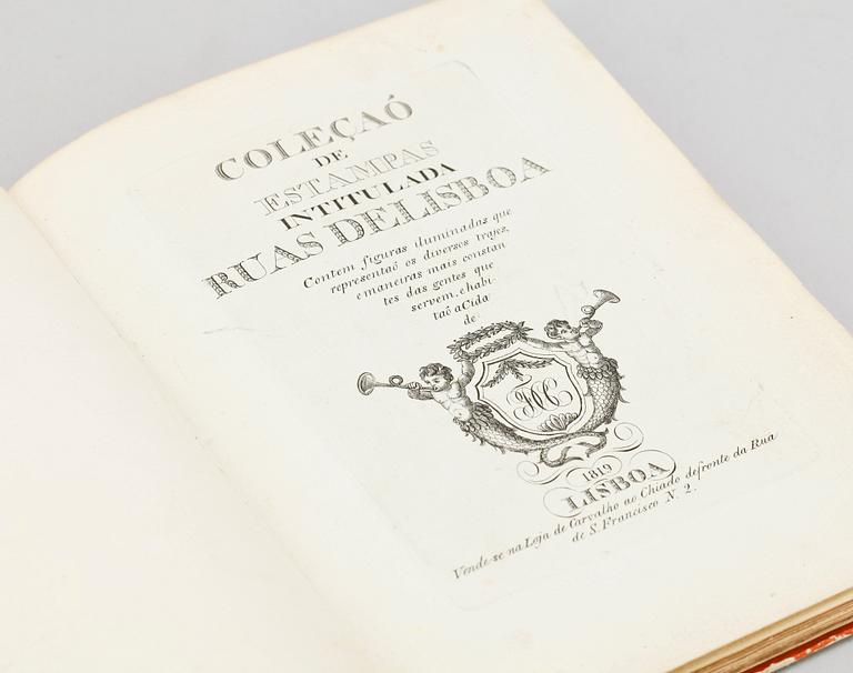 BOK, "Colecao de Estampas Intitulada Ruas Delisboa", Lissabon 1819.