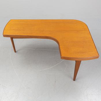 A teak vennered coffee table, 1960's.