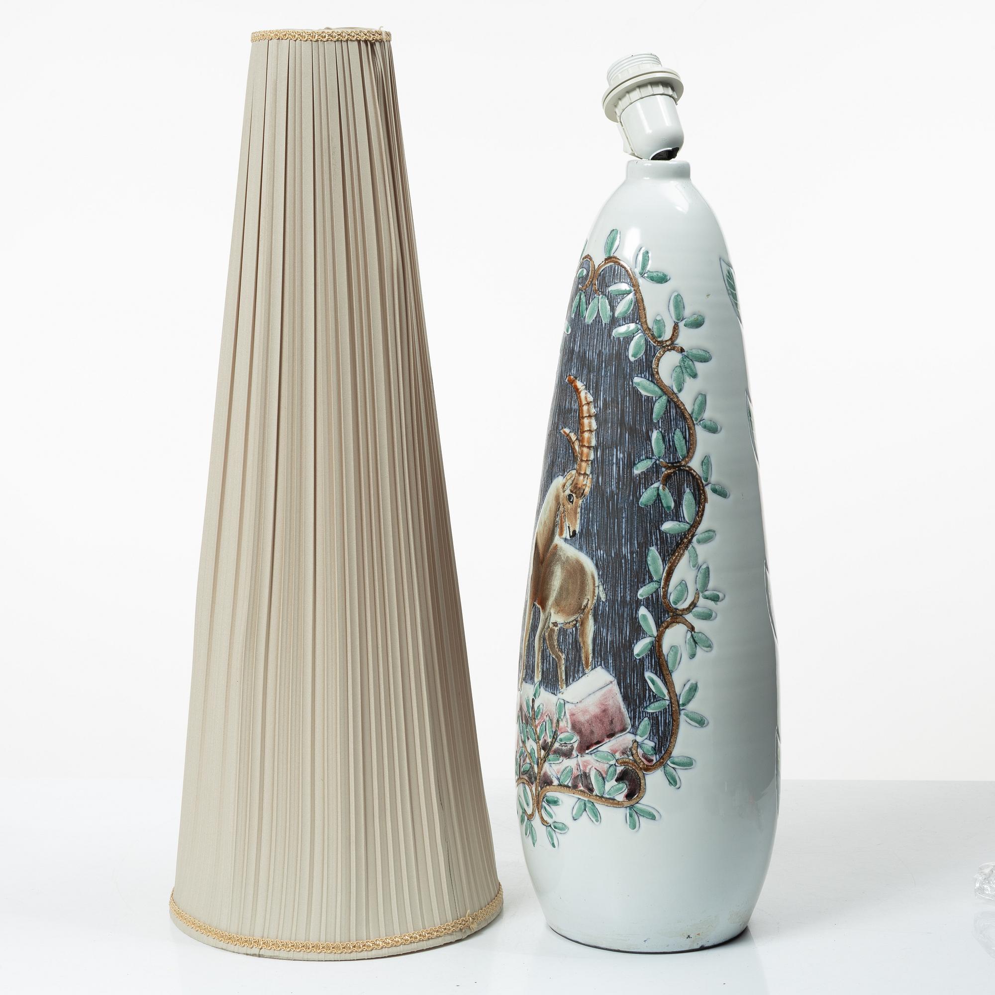 Marian Zawadzki, Golvlampa, Tilgmans Keramik, 1950/60-tal.