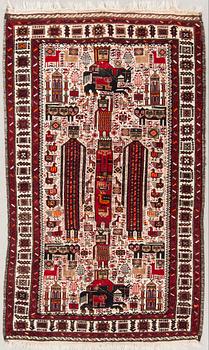 MATTA, orientalisk, figural, 1900-talets slut, ca 170 x 103 cm.