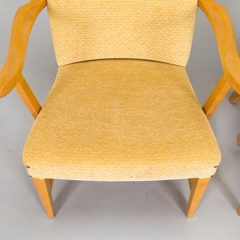 Carl Gustaf Hiort af Ornäs, a pair of mid-20th-century open armchairs 'Prince', Puunveisto Oy - Träsnideri Ab.