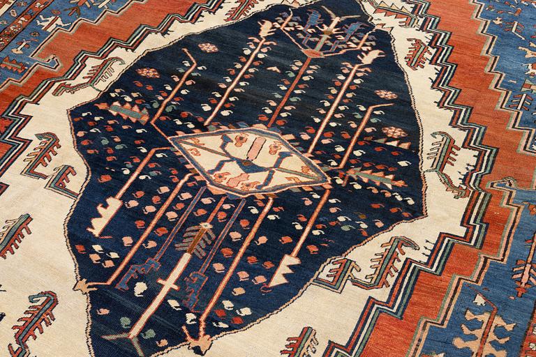 A Bakshaish carpet, West Persia, c. 438 x 346 cm.