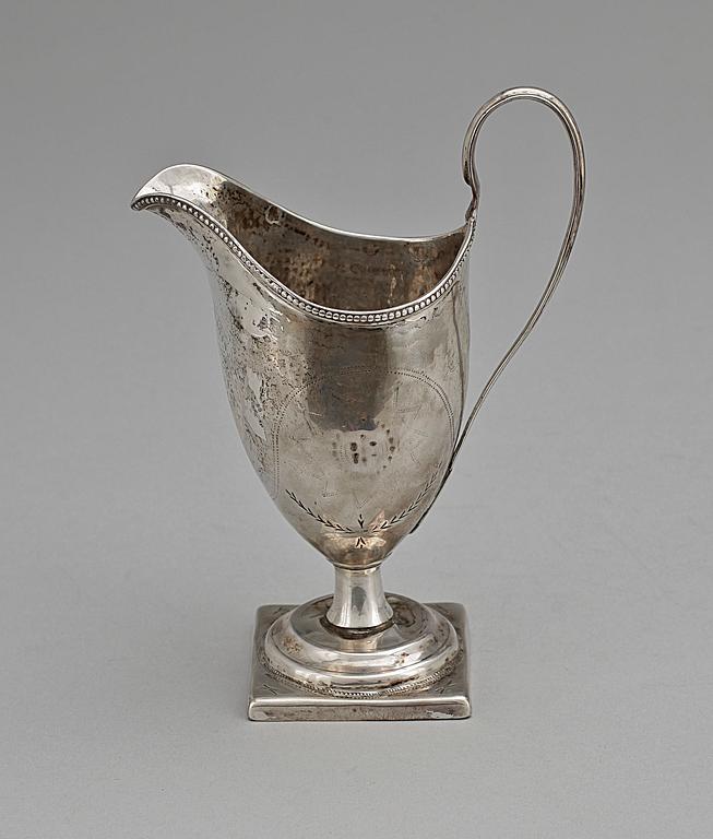 GRÄDDSNIPA, silver, London, 1794-95. Vikt 106g.