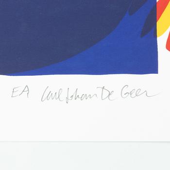 Carl Johan De Geer, "Skända flaggan - Vägra vapen".