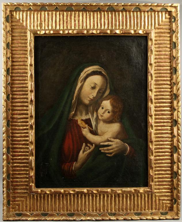OKÄND KONSTNÄR, olja på duk, 1700/1800-tal.