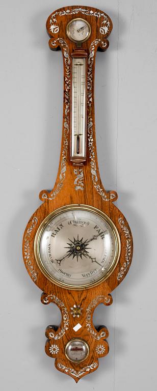 BAROMETER, England, 1800-tal.