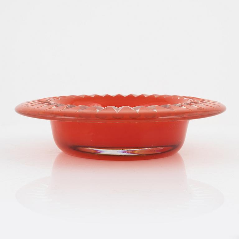 Sigurd Persson, a glass bowl, Kosta.