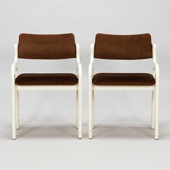 Eero Aarnio, a set of four 1970s 'Flamingo' chairs for Asko Finland.