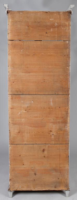 BOKSKÅP, gustaviansk stil, 1800-/1900-tal.