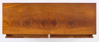 Josef Frank, a mahogany veneered sideboard, Firma Svenskt Tenn, Sweden, mid 20th century.