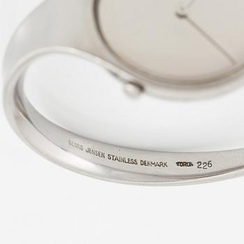 Georg Jensen, "L.U. Chopard & Cie", design Vivianna Torun Bülow-Hübe, wristwatch, 33 mm.