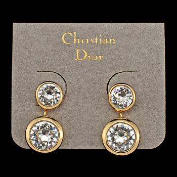CHRISTIAN DIOR, örhängen samt armband, 1900-talets sista kvartal.