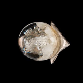 347. Björn Weckström, A RING, silver with acrylic, "Petrified Lake", Lapponia 1973.