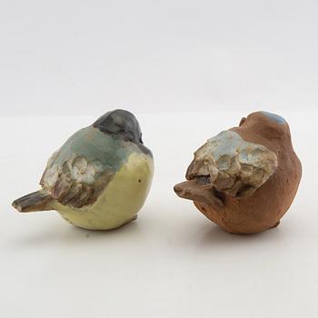 Gunnar Hansson, figurines 3 pcs Birds.