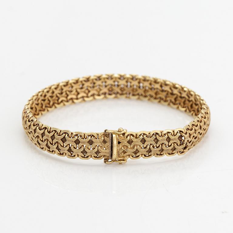 Rannekoru, 14K kultaa. Italia.