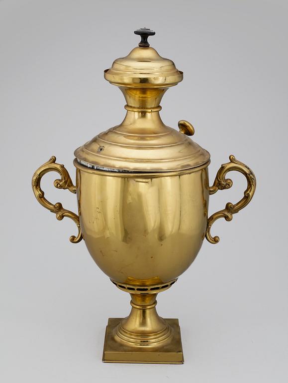 TESAMOVAR, mässing, sent 1800-tal.